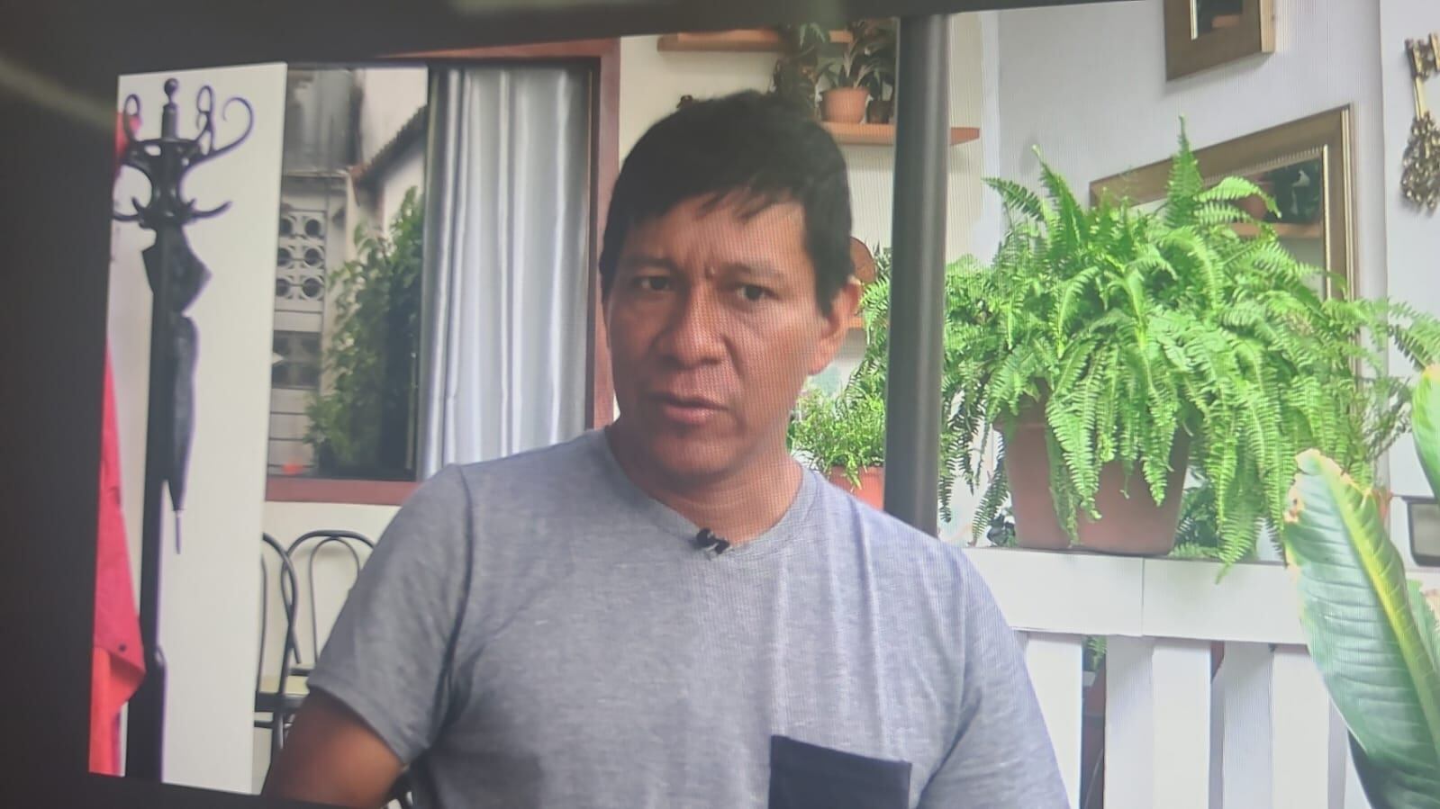 José Manuyama, presidente del Comité de Defensa del Agua, que lucha por la defensa de la cuenca del río Nanay,