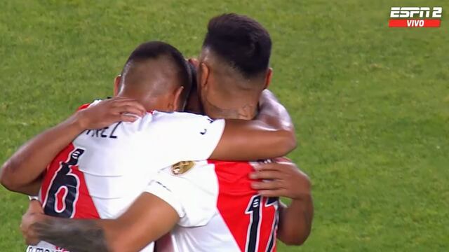 De la Cruz marcó el 2-0 de River Plate frente a Fortaleza por la Copa Libertadores 2022 | VIDEO