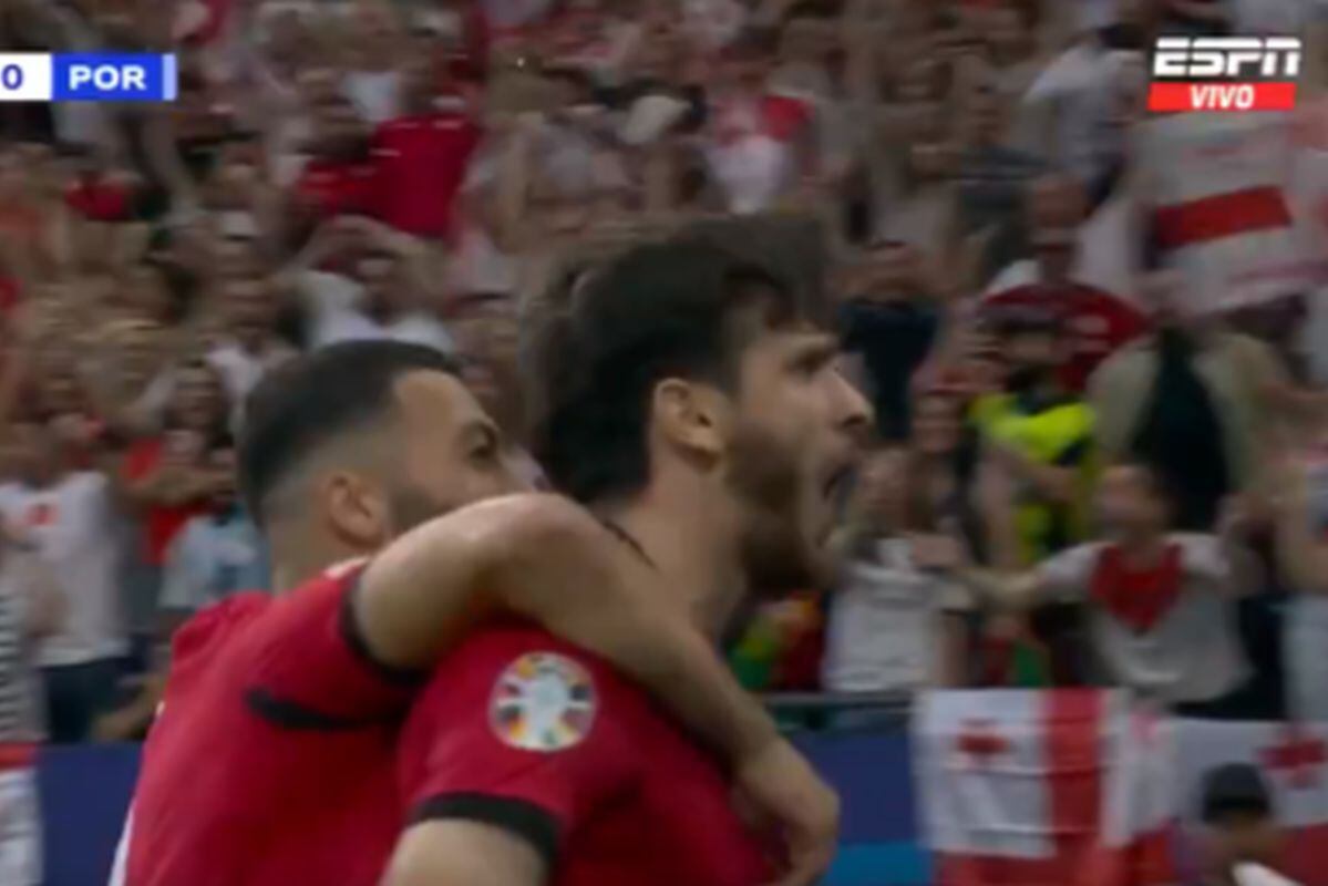 Georgia vs Portugal Euro 2024: ver gol de Khvicha Kvaratskhelia