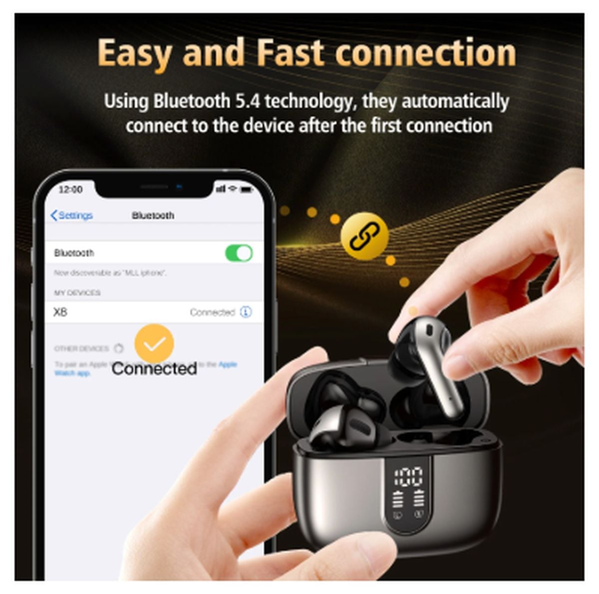 Los auriculares tienen conexión fácil y rápida (Foto: Walmart)