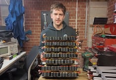 Un youtuber transformó 500 vapeadores en una batería capaz de alimentar su casa