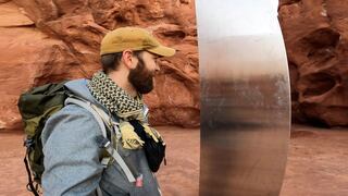 Desaparece el misterioso monolito de metal que fue encontrado en el desierto de Utah