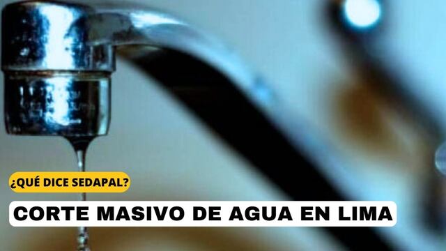 Por qué en OCTUBRE-2023 se cortará el agua en algunos distritos de Lima | Esto comunicó SEDAPAL. FOTO: DISEÑO EC