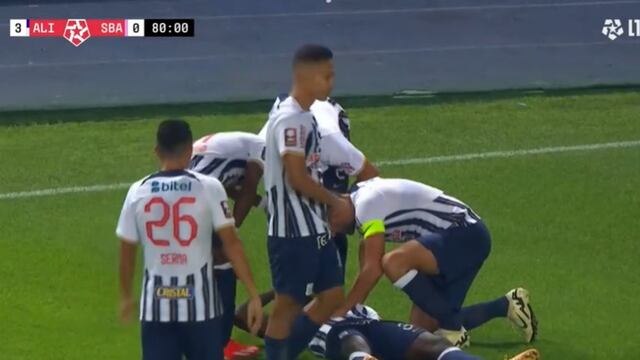 Waterman anotó el 3-0 de Alianza Lima sobre Sport Boys y es sustituido por lesión | VIDEO