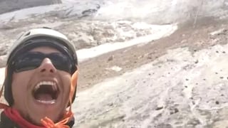 La historia del joven que le envío una selfie a su familia justo antes de la “masacre” del glaciar italiano