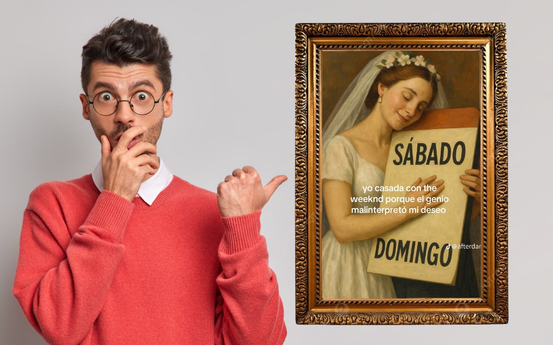 ‘El genio malinterpretó mi deseo’ es el nuevo trend de TikTok. | Crédito: Freepik / TikTok @afterdark_xo