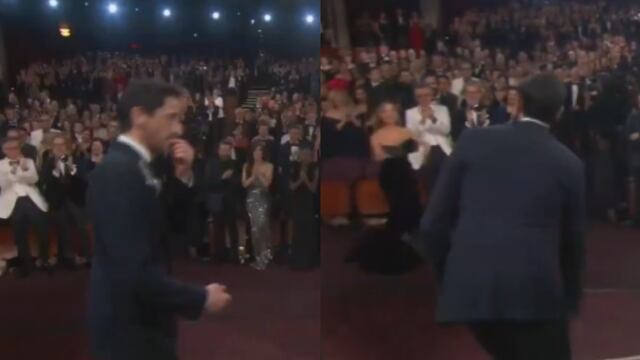 Adrien Brody le tiró el chicle que estaba masticando a su pareja antes de recibir su Oscar