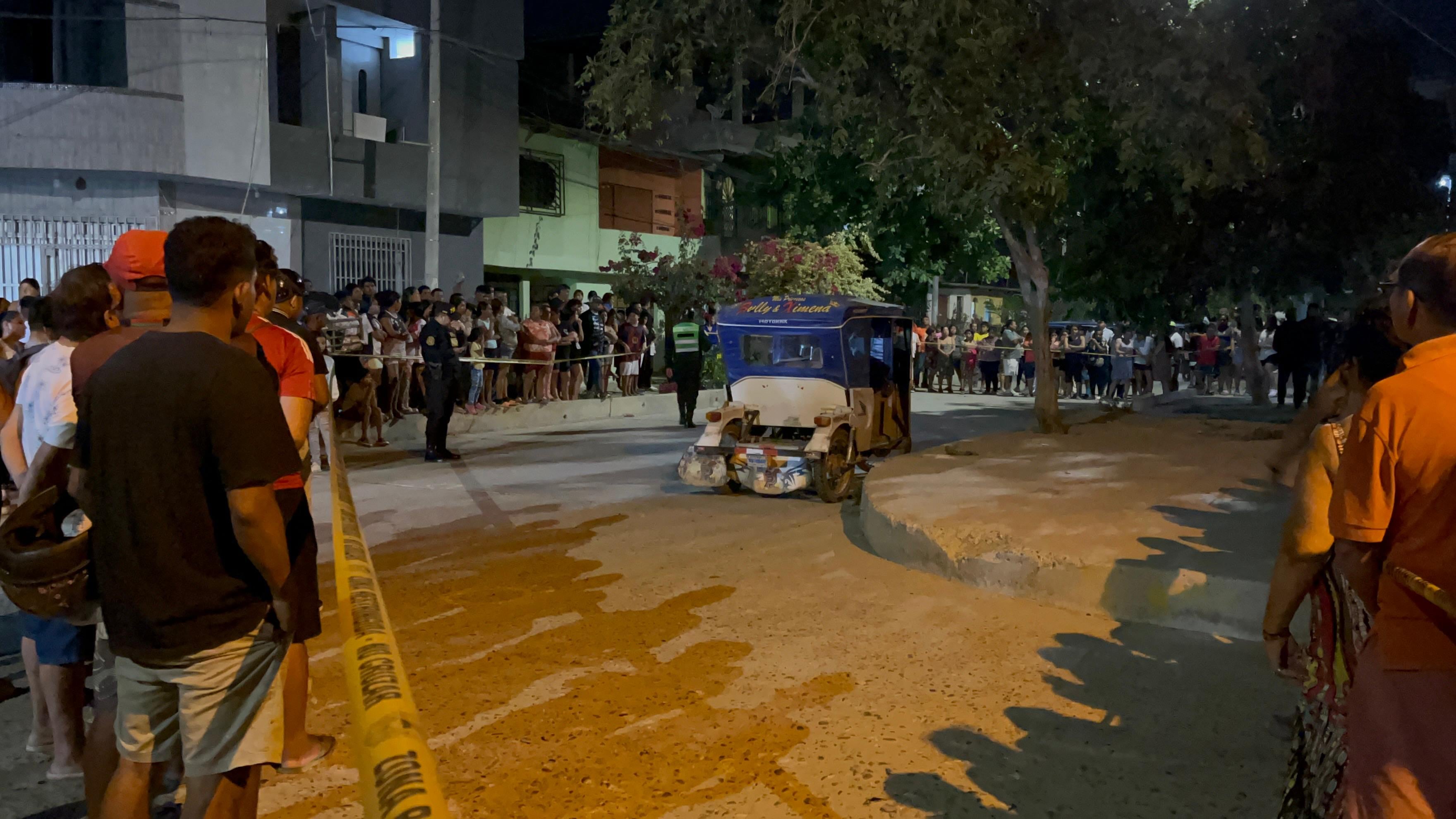 El pasado 30 de noviembre, asesinaron a balazos a dos amigos cuando estaban en una mototaxi. Foto: GEC