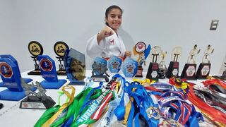 Luana Herrera: la lucha de la karateca de 10 años para buscar apoyo económico para ir al Mundial de Escocia