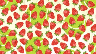 Encuentra la única fresa sin tallo en 15 segundos