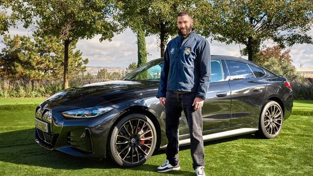 La plantilla del Real Madrid acaba de recibir sus BMW nuevos ¿Cuál es la potencia del i4 M50 de Karim Benzema?