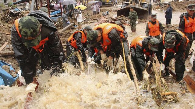 China: las peores inundaciones en tres lustros dejan 190 muertos y 200 desaparecidos