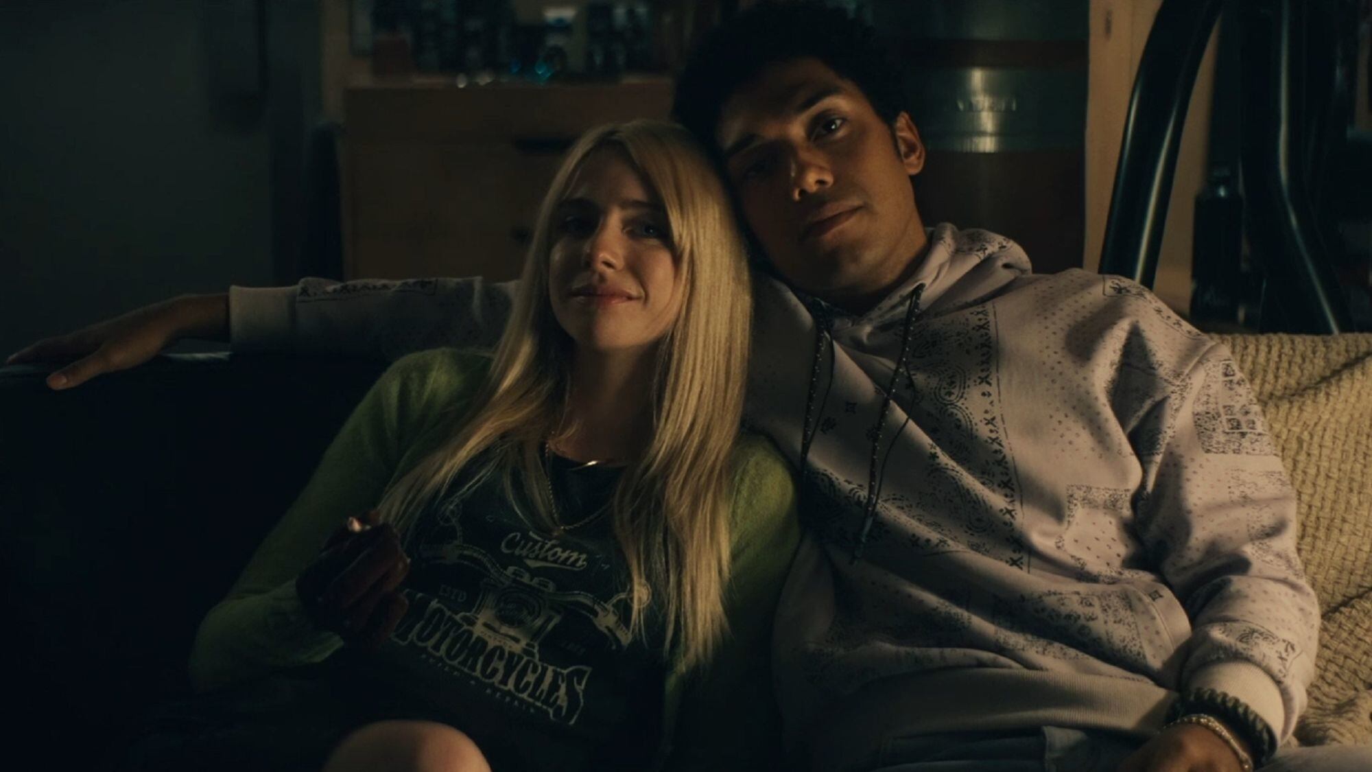 Maddie Phillips como Cate Dunlap y Chance Perdomo como Andre Anderson en una escena de la serie "Gen V" (Foto: Amazon Studios)