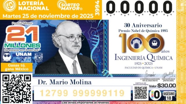 Sorteo Mayor 3994: números ganadores y premios del martes 25 de noviembre