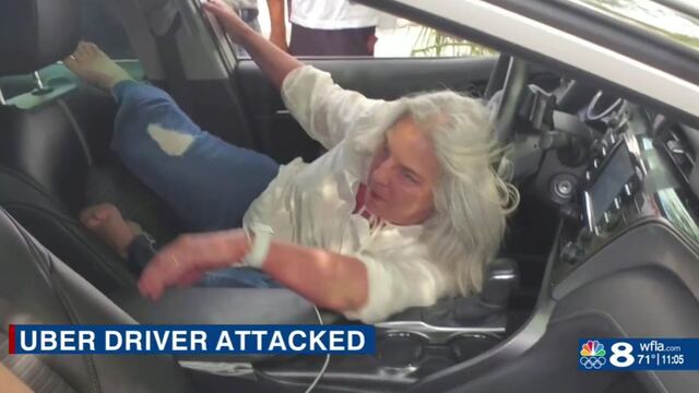 EE.UU.: mujer de 55 años trata de estrangular y muerde en el cuello a conductor de Uber en Florida