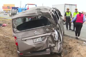 Accidente en la Panamericana Sur deja un muerto y siete heridos en San Bartolo