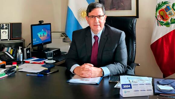 Samuel Ortiz Basualdo tiene amplia experiencia diplomática y uno de sus propósitos es impulsar más los lazos entre Argentina y Perú. (Foto: Difusión)