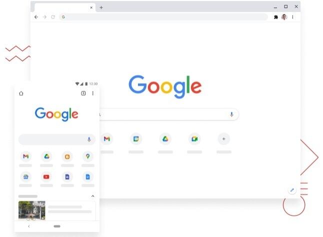 Navegador Chrome recurso.