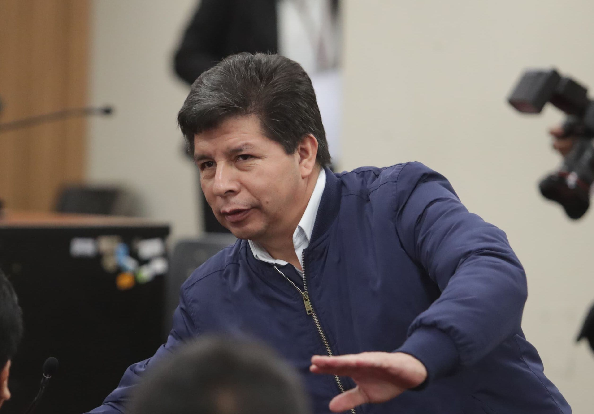 Pedro Castillo seguirá cumpliendo prisión preventiva mientras afronta juicio por golpe de Estado. (Foto: Julio Reaño / @photo.gec)