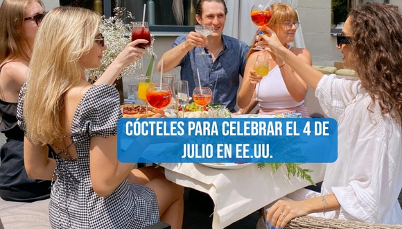 RECETAS | Anímate a pasar un 4 de julio diferente y celebrar con estos cócteles que te quedarán como de bar especializado. (Foto: Pexels)