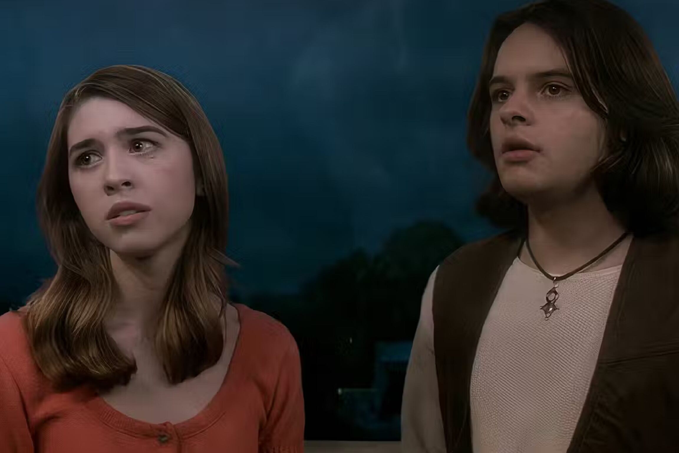 Leia Forman (Callie Haverda) y Jay Kelso (Mace Coronel) pelean al final de la tercera temporada de "That '90s Show" (Foto: Netflix)