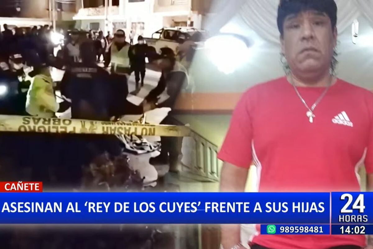 Javier Ávila Reyes, más conocido como el ‘Rey de los cuyes’ en Cañete, al sur de Lima, fue asesinado a balazos. (Foto: 24 Horas)