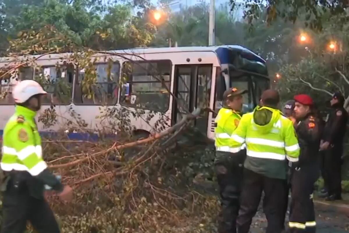El siniestro ocurrió en una intersección sin semáforo, donde solo hay señal de límite de velocidad. (Foto: Captura/Canal N)