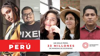 Mi Nombre es Perú: la campaña que retrata el país que anhelan construir los jóvenes | VIDEO