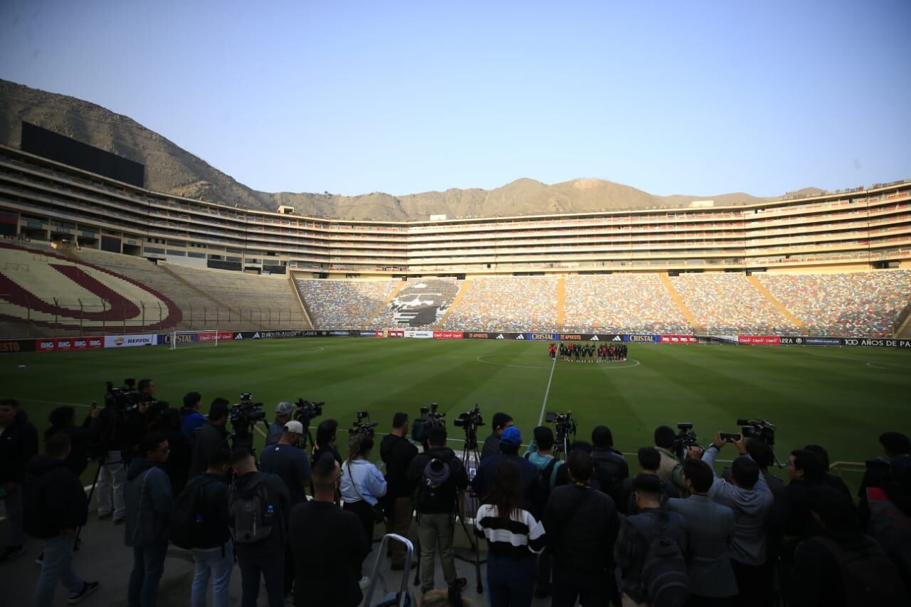 Así luce el estadio Monumental a pocos días que la selección peruana reciba a Chile en Lima por las Eliminatorias 2026. (Foto: César Bueno / GEC)