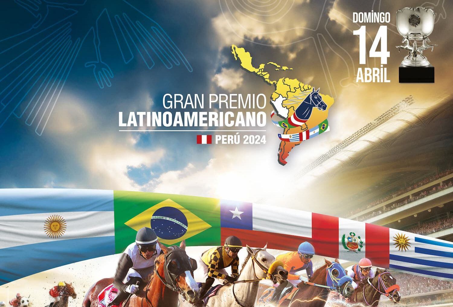 Este gran evento se realizará este domingo 14 de abril, y el ingreso es totalmente gratuito para el público en general en el Jockey del Perú.