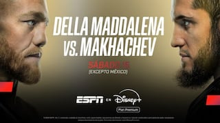 ESPN transmitió la pelea Della Maddalena vs. Makhachev por el UFC 322 (15/11/2025)