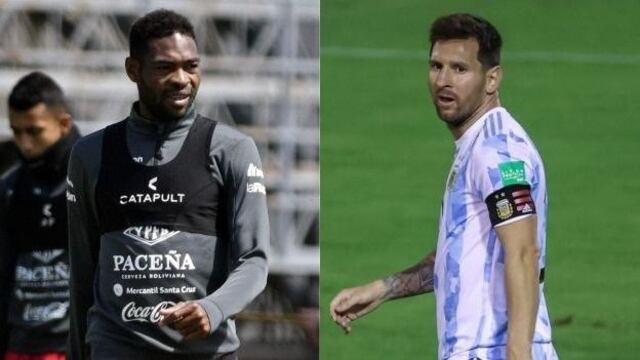 Marc Enoumba, nacido en Camerún y nacionalizado boliviano, habló sobre el duelo con Lionel Messi en las Eliminatorias