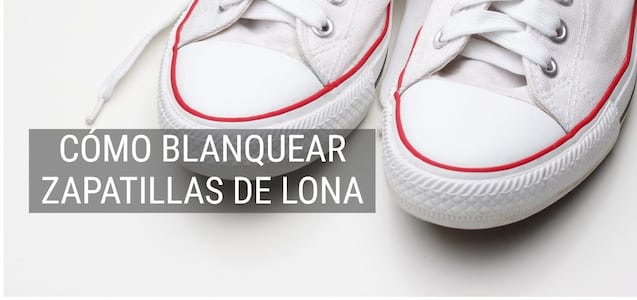 Cómo blanquear las zapatillas de lona en simples pasos