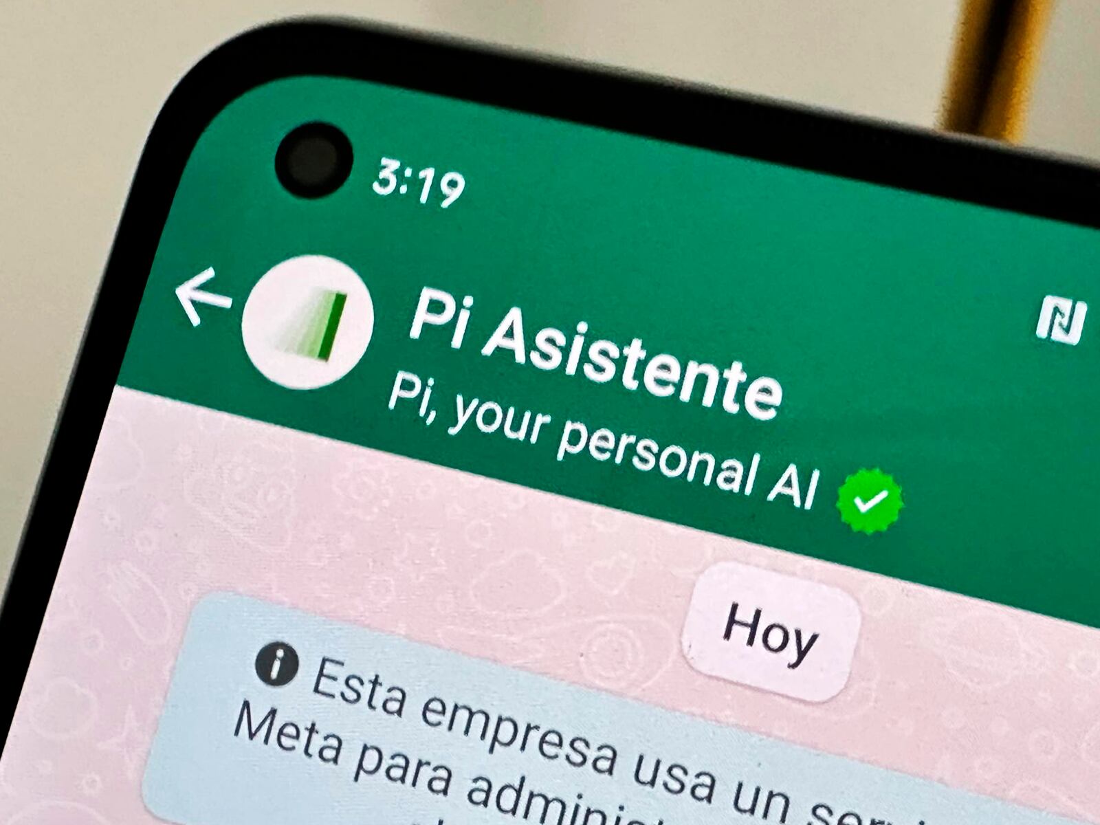 WHATSAPP | Si quieres chatear rápidamente con Pi, entonces este es el número de WhatsApp. (Foto: MAG - Rommel Yupanqui)