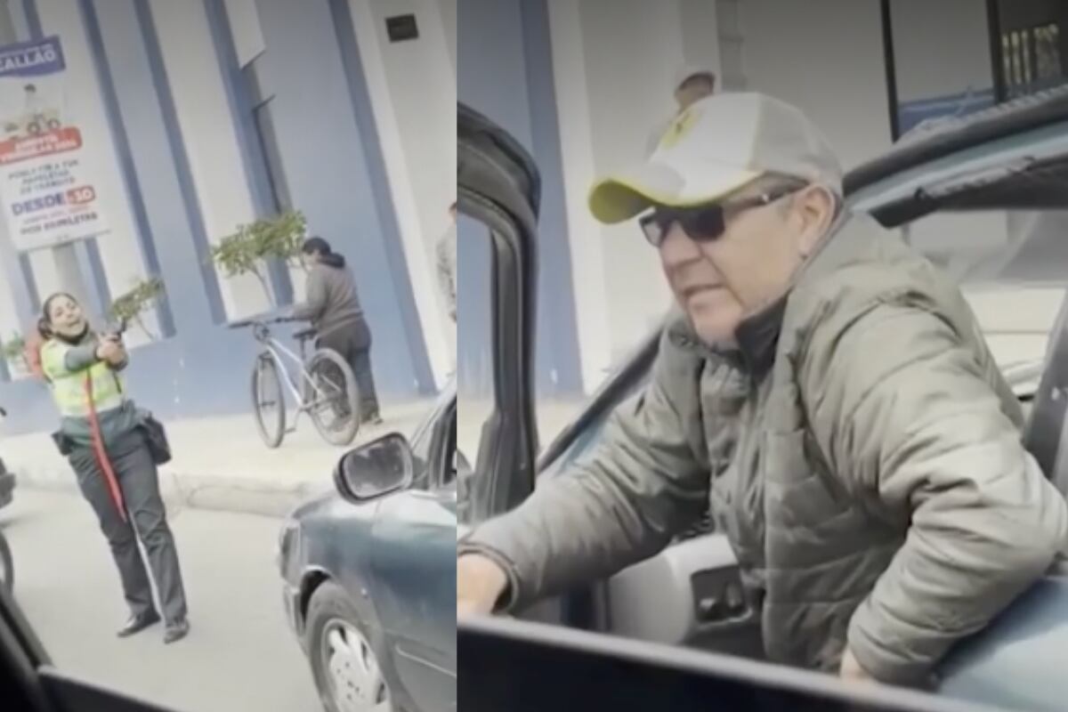 Los hechos se reportaron a plena luz del día. El hombre fue enmarrocado y trasladado a la comandancia policial. Foto: composición EC/captura América Noticias