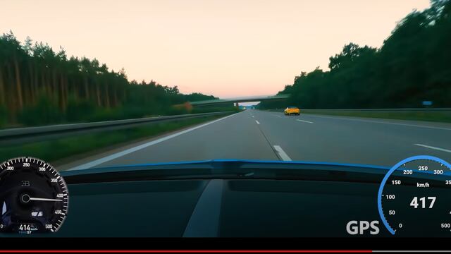 El millonario checo que condujo su Bugatti Chiron a 417 km/h en Alemania es investigado por la fiscalía | VIDEO
