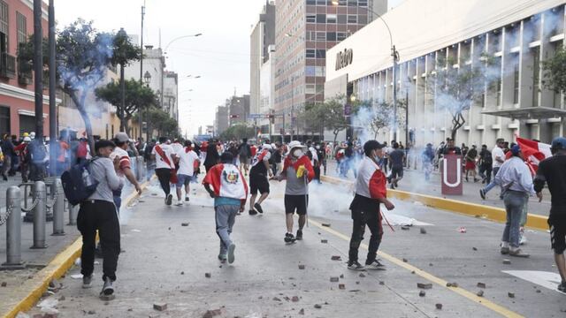 Así quedaron avenidas y calles del Centro de Lima tras violentas manifestaciones