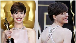 Anne Hathaway pidió disculpas por el vestido que lució en los Óscar