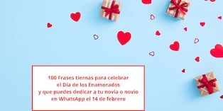 En esta nota hallarás 100 frases tiernas para celebrar el Día de los Enamorados y que puedes dedicar a tu novia o novio en WhatsApp el 14 de febrero. (Foto: Composición Mag)