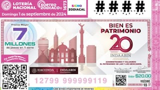 Sorteo Zodiaco 1673 del domingo 1 de septiembre: resultados y premios