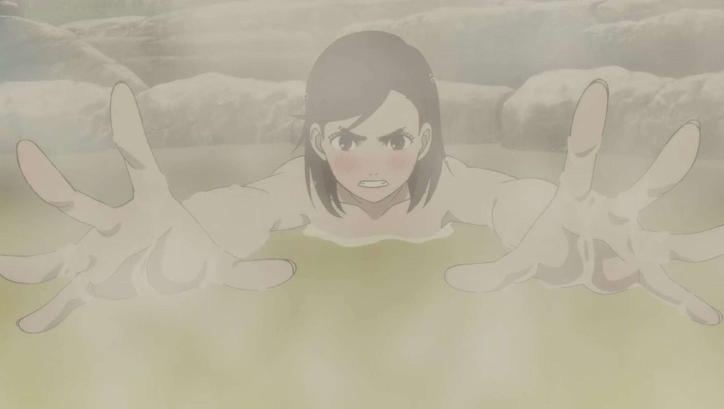 Momo tiene otros problemas que resolver antes de volver a reunirse con sus compañeros de viaje (Foto: Dan Da Dan / Science Saru)