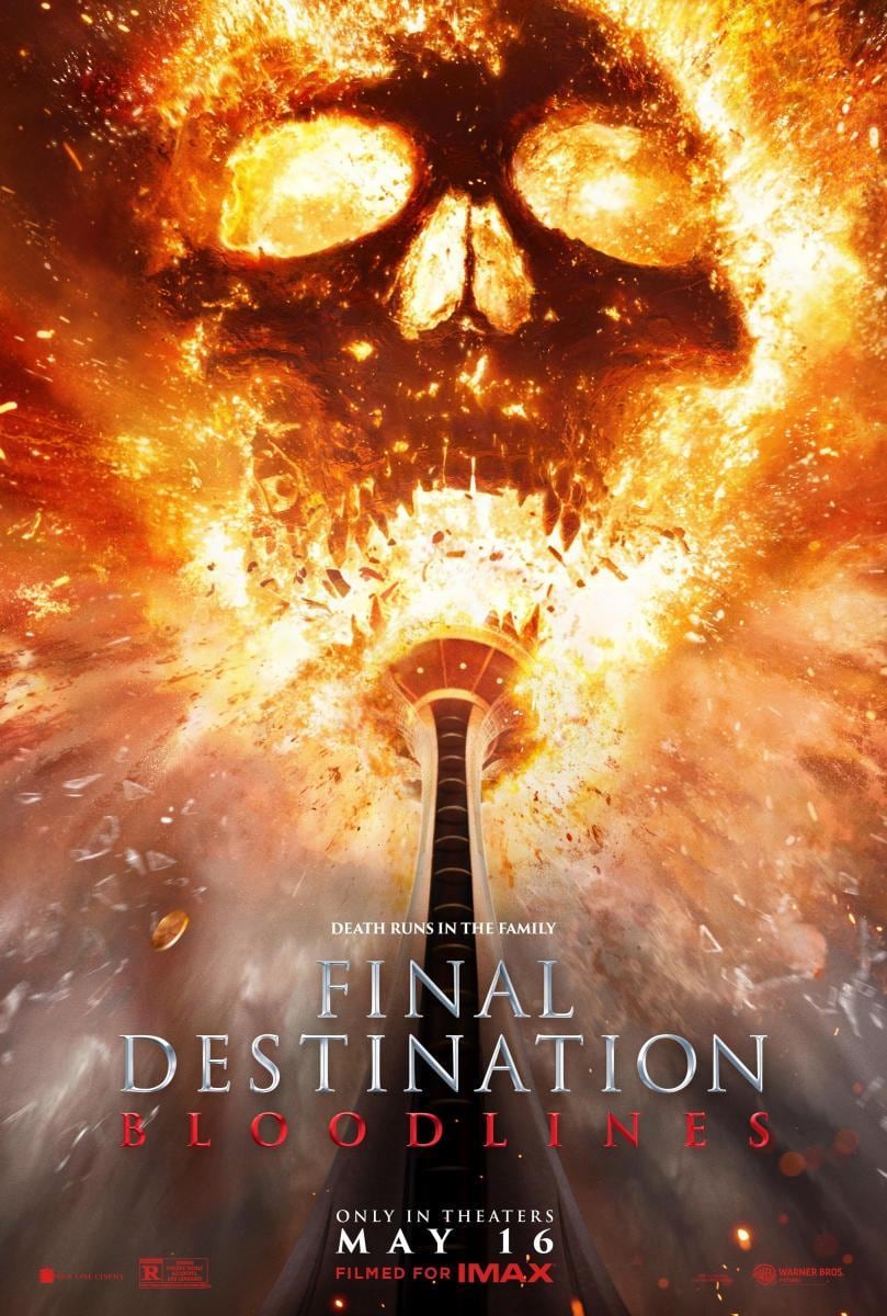 El póster de "Final Destination: Bloodlines", la sexta entrega de la saga cinematográfica "Destino final" (Foto: Warner Bros. Pictures)