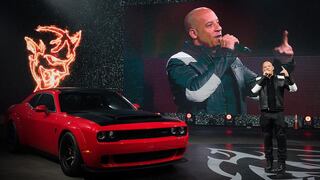 Vin Diesel te muestra lo potente que es el Dodge Challenger SRT Demon
