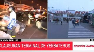 Yerbateros y otros dos terminales terrestres fueron clausurados por municipios