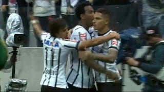 Gol de Paolo Guerrero: Corinthians derrotó 2-0 al Palmeiras