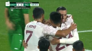 Es goleada: Jesús Gallardo marcó el 3-0 en el México vs. Irak | VIDEO