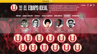 90 años de la 'U': arma tu equipo ideal de todos los tiempos