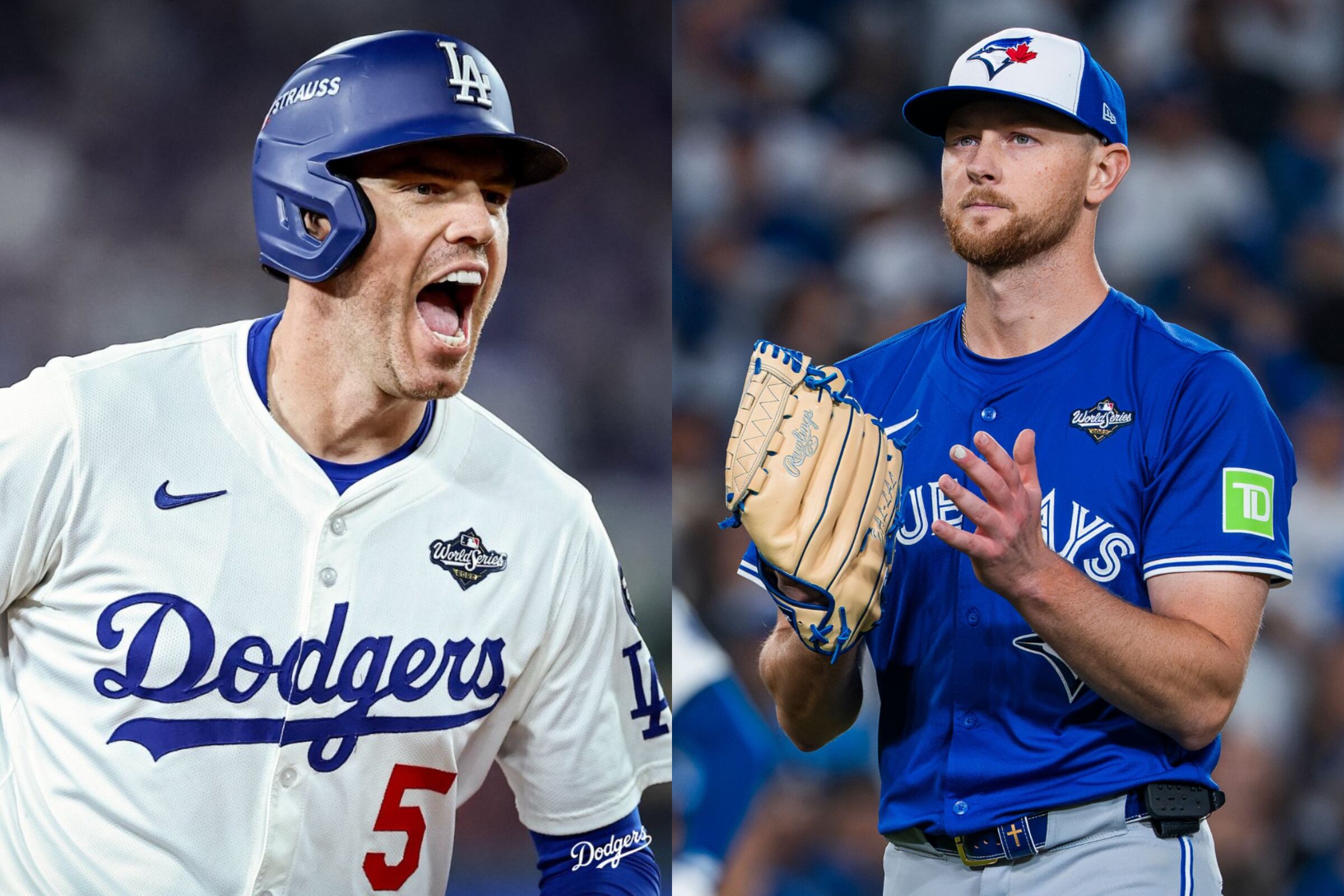 Conoce los horarios y canales de transmisión para ver el Juego 4 de la Serie Mundial 2025 de Dodgers vs. Blue Jays. (Fotos: @bluejays / @dodgers / Composición MAG)