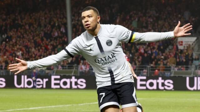 PSG 2-1 Brest: Mbappé hizo el gol de la victoria al último minuto