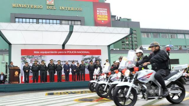 Nueva unidad ‘Los halcones’ inicia patrullaje en Lima con 251 motocicletas